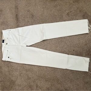 AG Adriano Goldschmied Straight White Jeans
